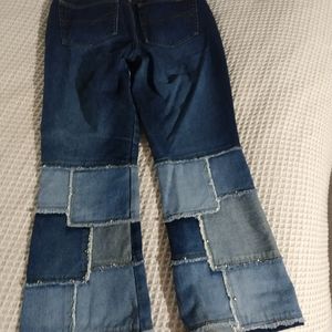 Zana Di Vintage Hippie Highrise Patchwork Jeans si